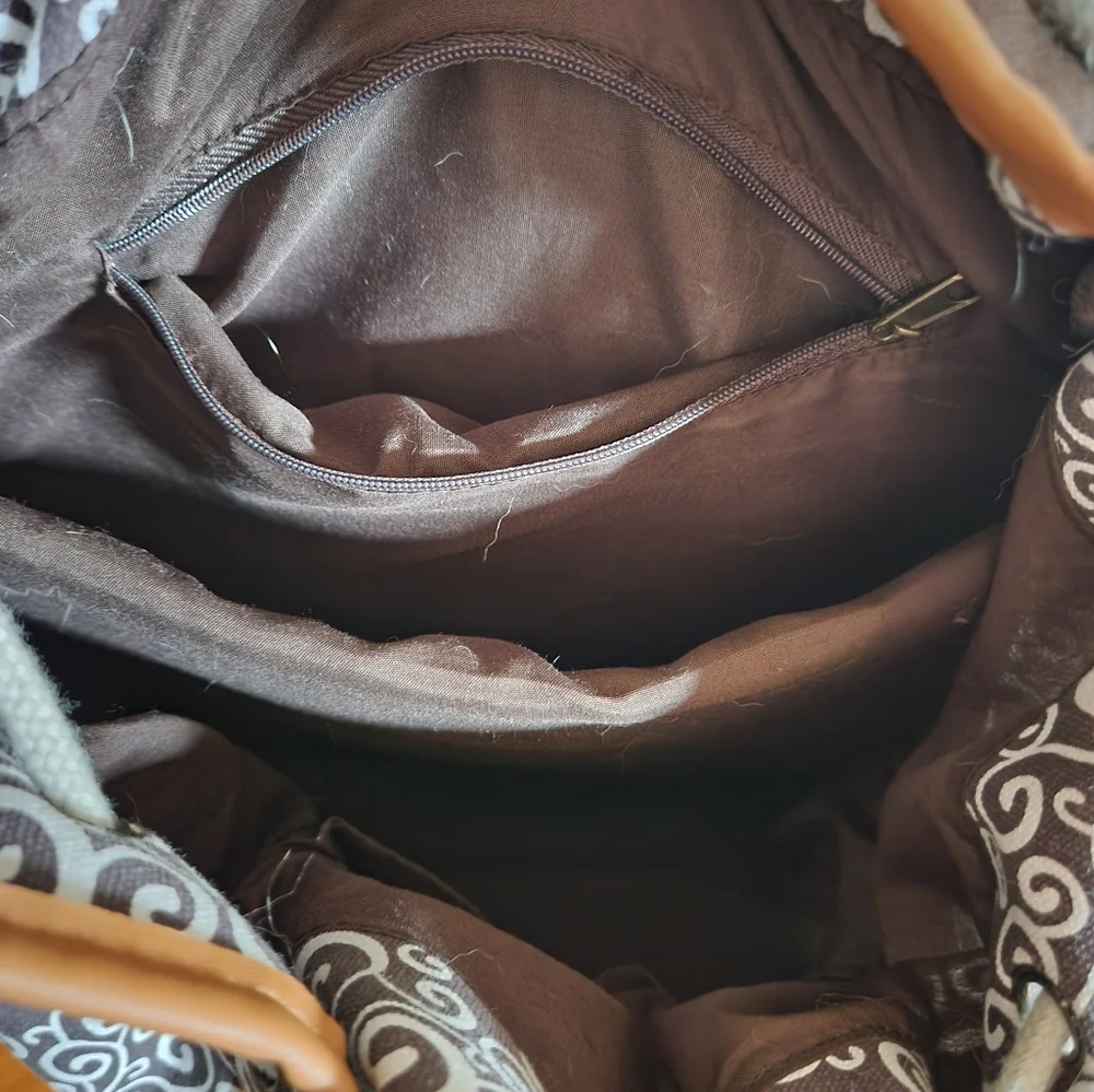 KCliffs Backpack Brown Pulp String Magnetic Snap